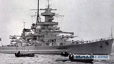 Гибель линейного крейсера «Худ» 24 мая 1941 года, спаслось трое.
