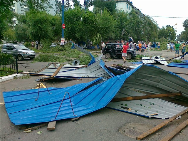 Торнадо в Благовещенске