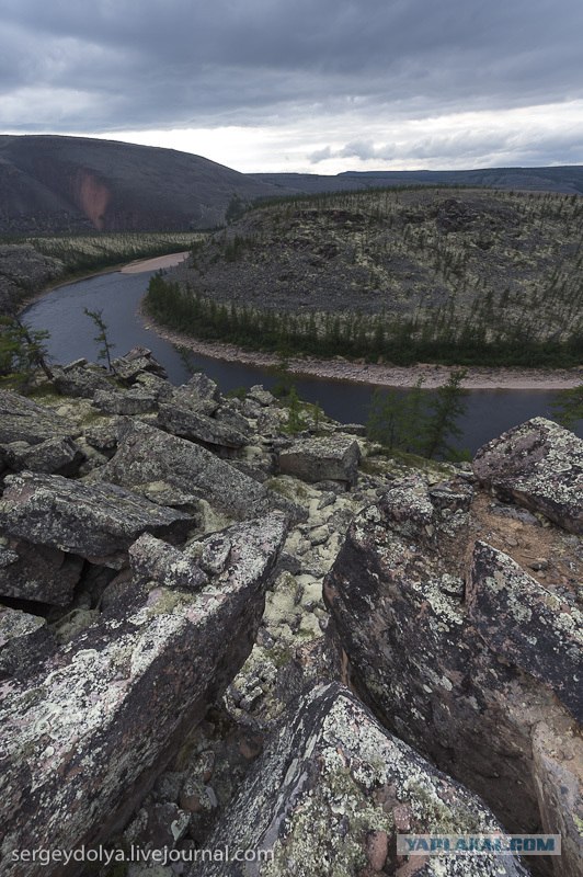 Сплав по реке Котуйкан.