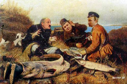 Путин и Лукашенко сыграли в хоккей.