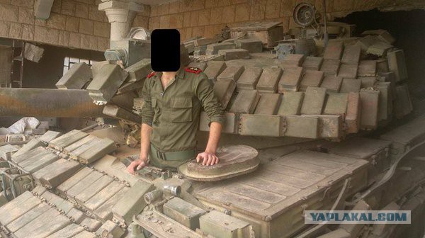 Т-90 ракеты сирийских повстанцев не берут