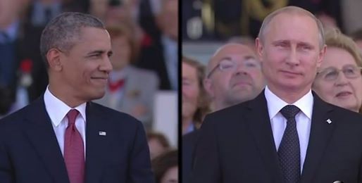 Как удалось заснять взгляд Путина и Обамы?