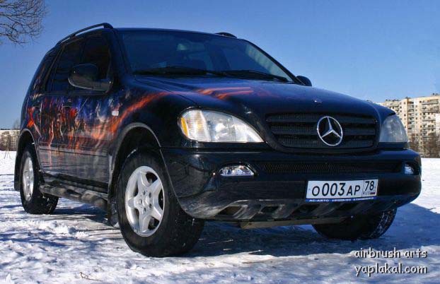 Аэрография автомобиля