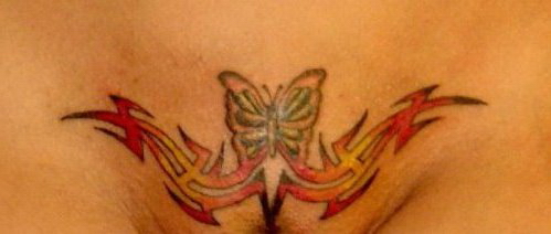Прикольные интимные тату 16