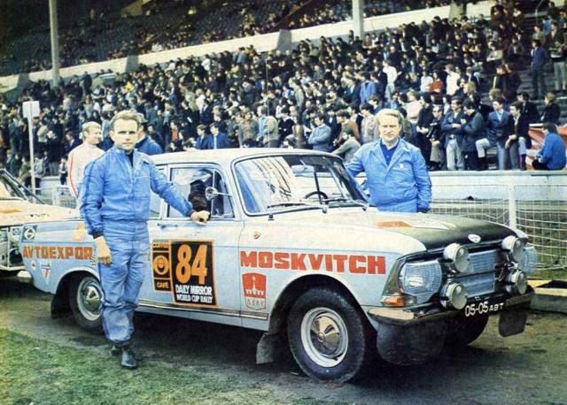 Москвич 412 - призер ралли века Лондон-Мехико 1970