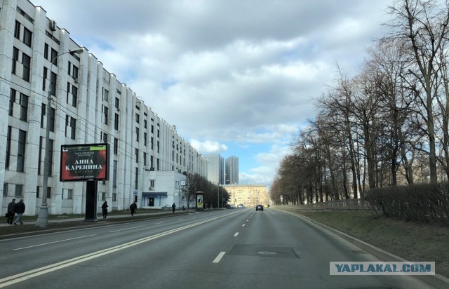Москва. Почти пустые дороги. 23.03.20