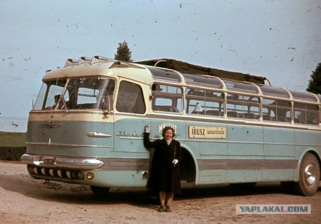 Фотографии прошлого с автомобилями, грузовиками и автобусами