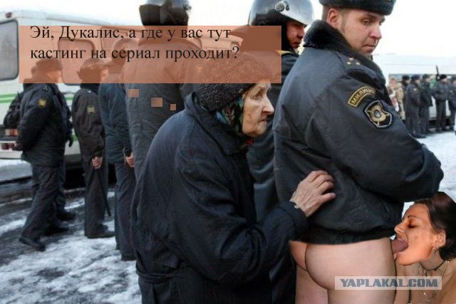 Фотожаба: Бабка и менты
