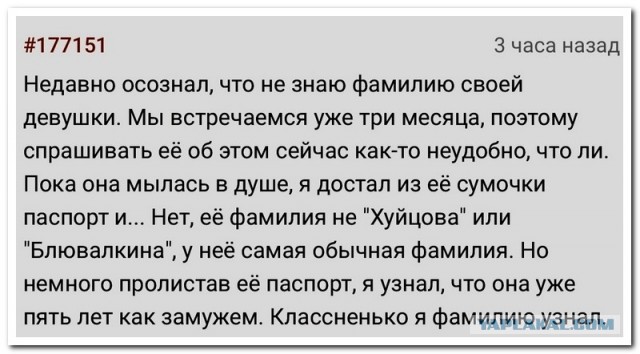 Забавные комментарии из социальных сетей (17.10.22)