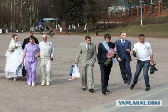 Романтический фон на свадебном фото