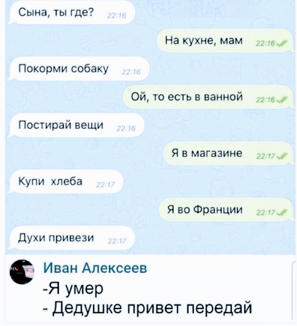 Кретинизмы из сети 16.08.2021