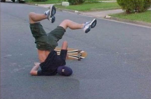 Скоростная поездка на лонгборде