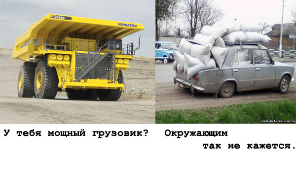 Как видит свою машину владелец и окружающие