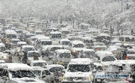 Новогодняя пробка!