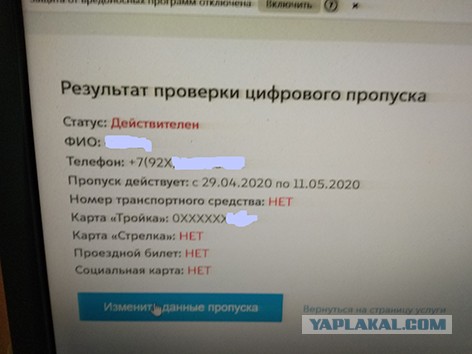 Цирк с пропусками