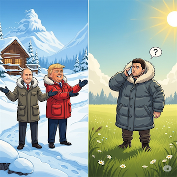 Путин прилетел в Анкоридж