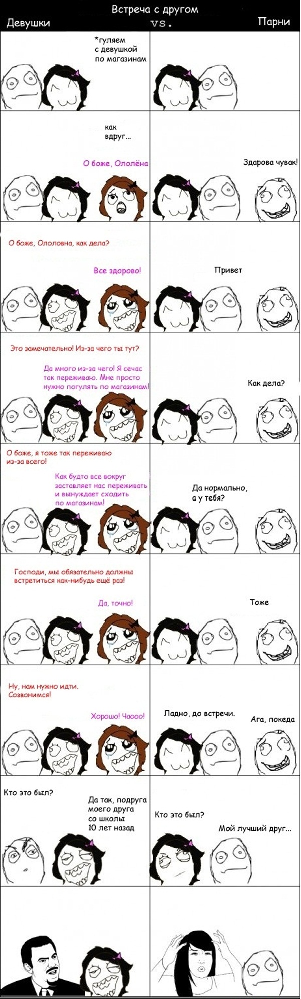 Случайная встреча с другом