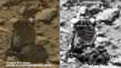 На Марсе найден инопланетный робот