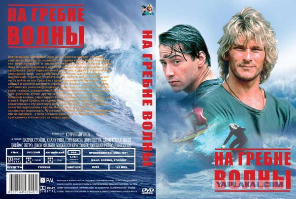 На гребне волны 1991 отзыв. На гребне волны 1991. На гребне волны (DVD).