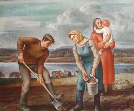 Бездушная посадка картошки