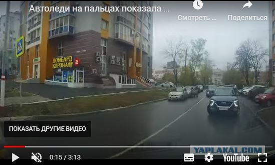 Очень "культурная" автоледи