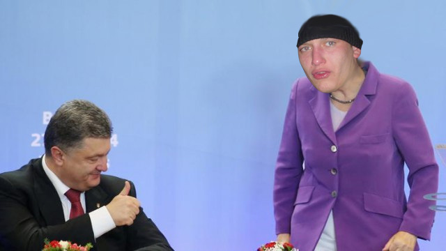 Меркель и Порошенко