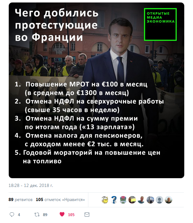 Ну не повышать же людям МРОТ на 100 евро?