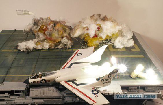 Диорама "Авианосец Akagi на дне"