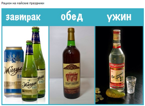 Майский черный юморок