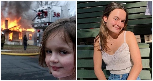 Девочка с хвостиками: как выглядит 10 лет спустя малышка из популярного мема в интернете