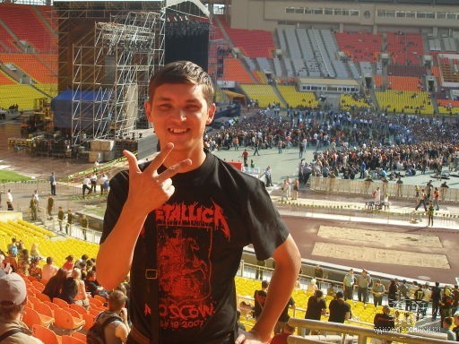 Концертные постеры от Metallica...