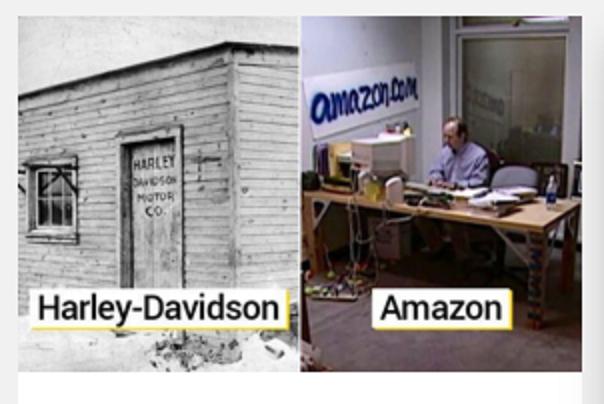 18 редких фото первых офисов крупнейших компаний мира, некоторые из которых начинались с сарая и гаража