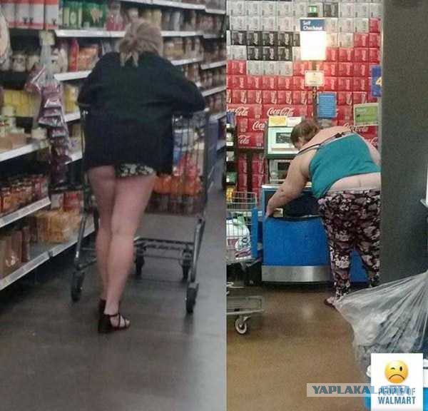 Сумасшедшие покупатели в Walmart
