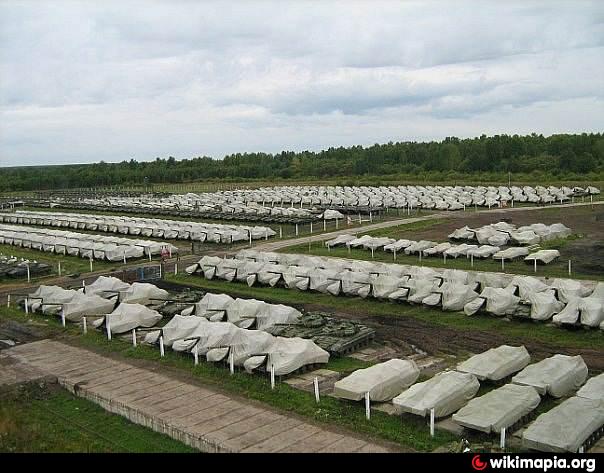 Кладбище танков и бмп в Сибири