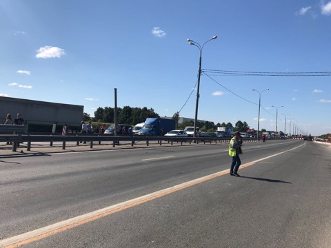 На Ярославке у Пушкино обрушился пешеходный мост