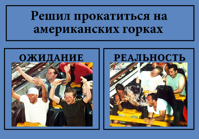 Фотожаба: Ожидание / Реальность