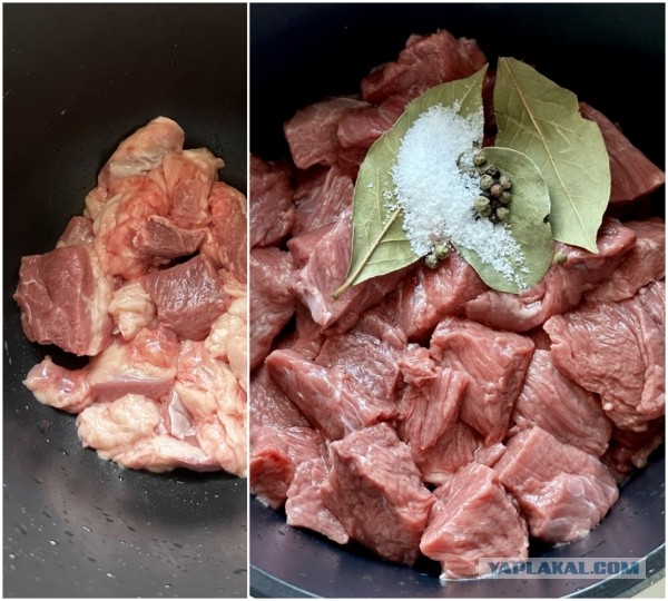 Тушёнка (?) с макаронами
