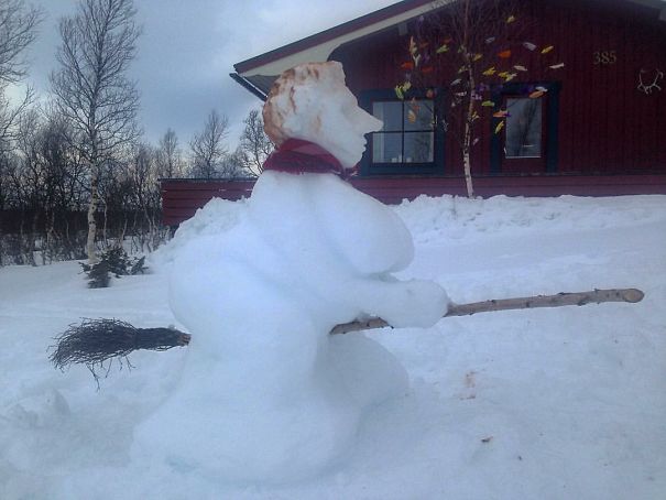 Немного снеговиков Вам !