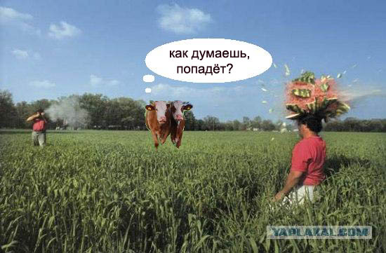 Фотожаба: Стрелок и арбуз