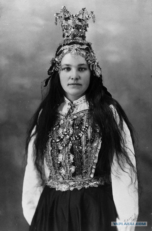 Норвежские красавицы-невесты конца 19 века. Смотрим фотоподборку