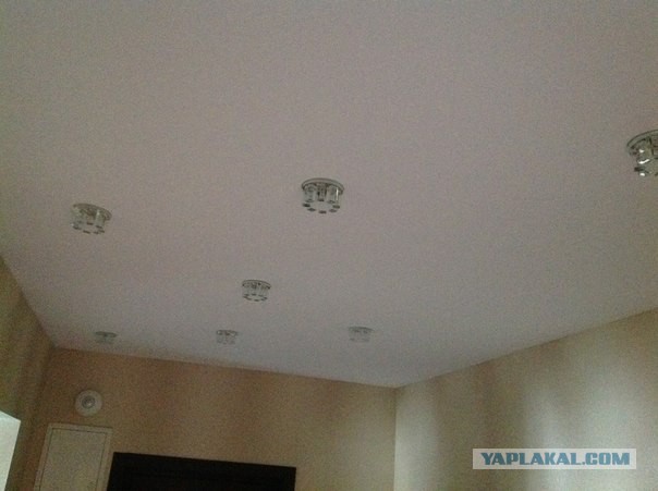 Натяжные потолки из ткани