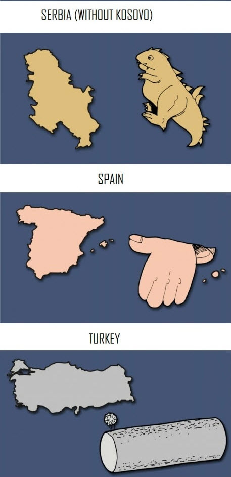 На что похожи страны Европы