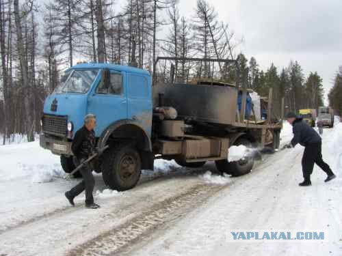 Зимники Якутии и Иркутской области. Весна 2011 года