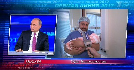 Прямая линия с В. В. Путиным