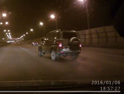 Прекрасная управляемость Патриот привела к ДТП