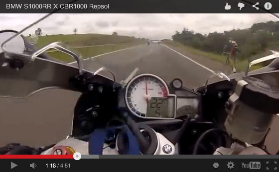 BMW S1000RR Vs Honda CBR1000RR Repsol