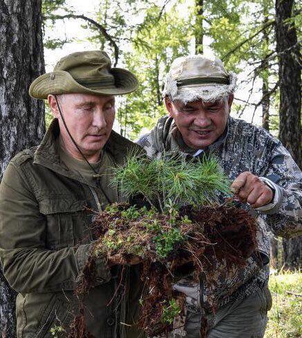 Давеча тут Путин отдыхал в Тыве с Кужугетовичем
