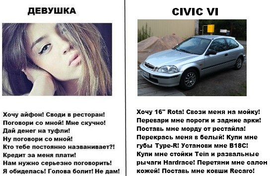 Девушка vs Subaru