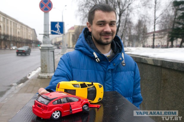 В центре Минска разбился Lamborghini Murcielago