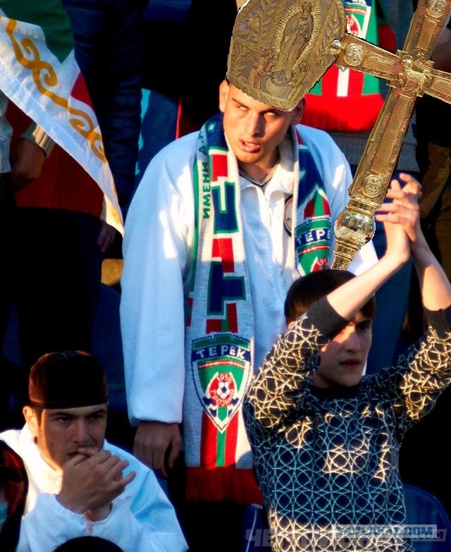 Грозненский фанат ФК "Терек"